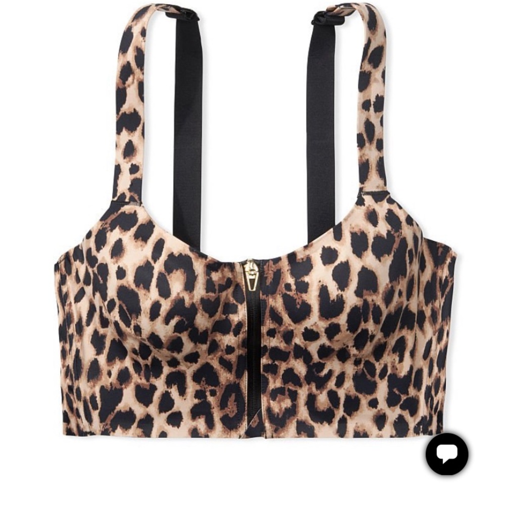 Medium Support Long Line Front-Close Sport Bra